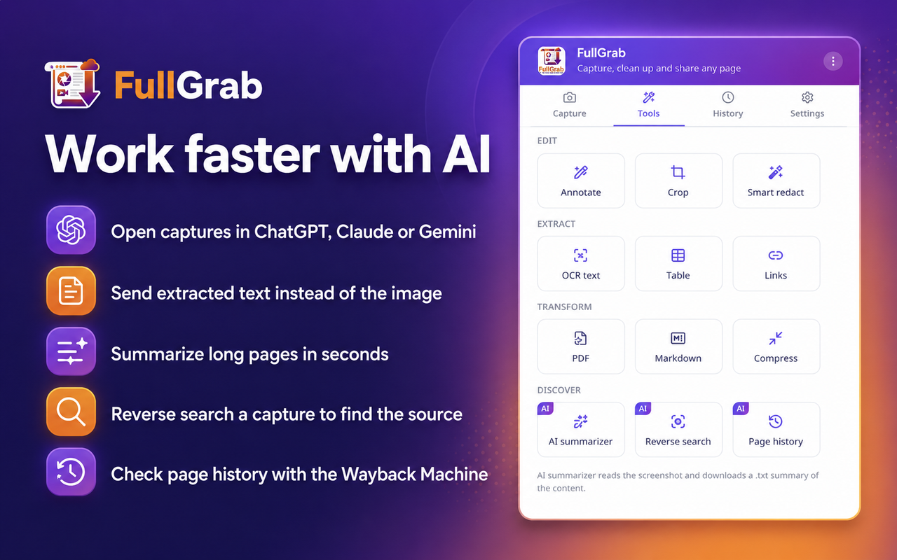 Work faster with AI